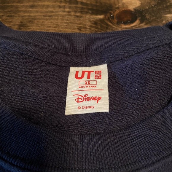 Uniqlo Adult XS Mickey Mouse That Started It All Navy Sweatshirt Disney Colab. - Picture 4 of 8
